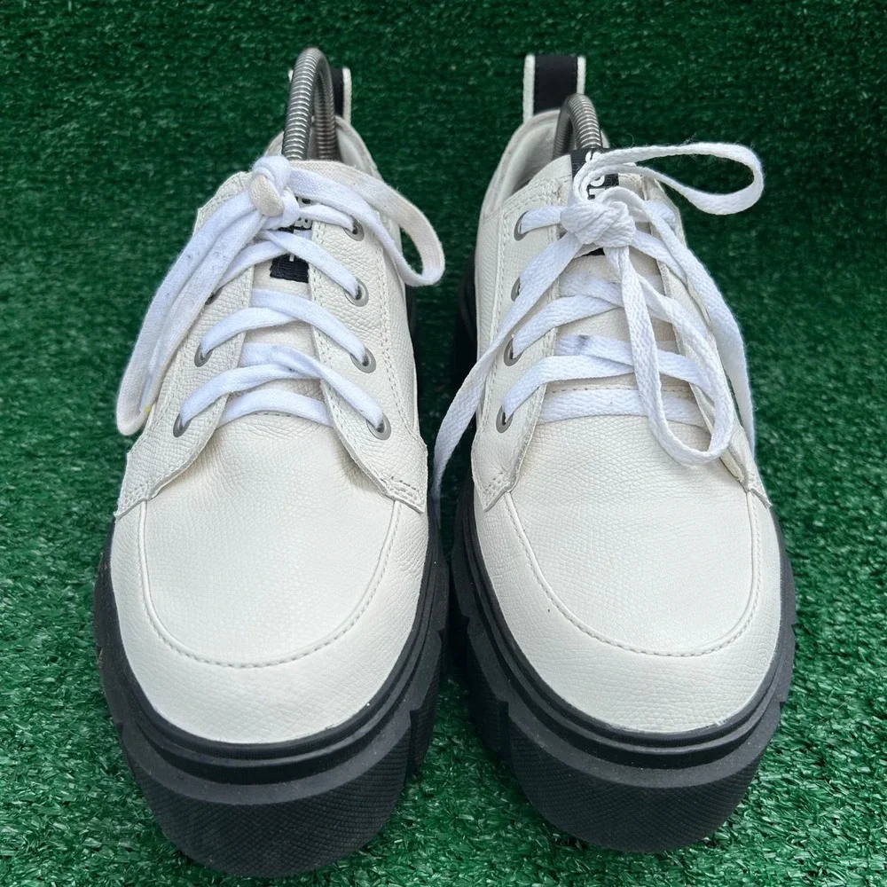 Sorel Ona Rmx Glacy Low Sea Salt White Waterproof Platform Sneaker NL5017-126 10